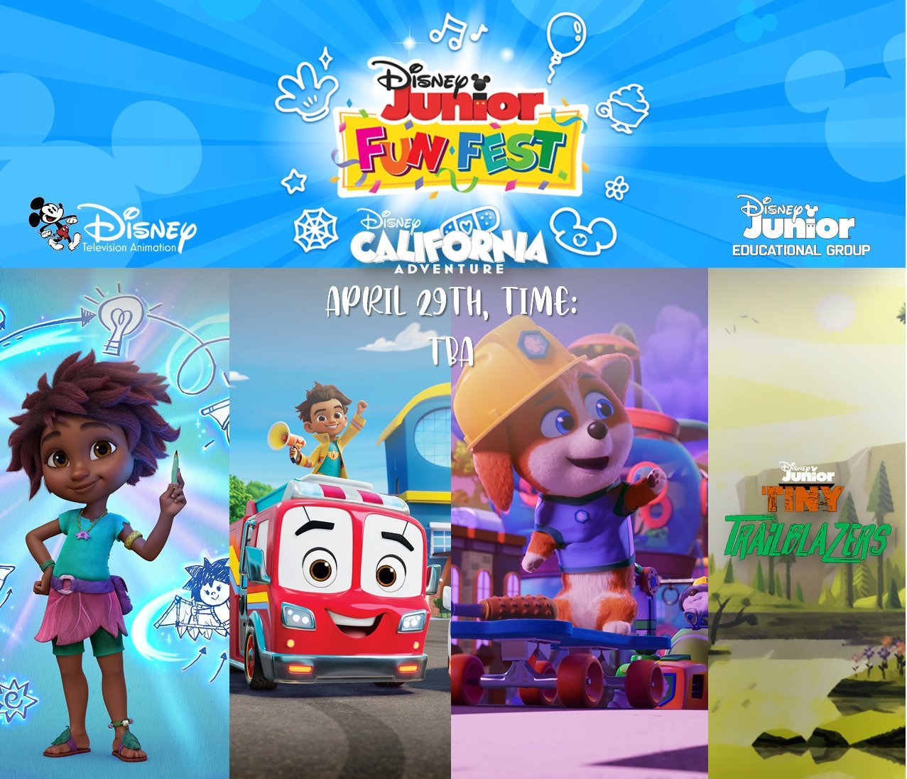 Disney Television Animation News — Disney Junior FunFest Schedule