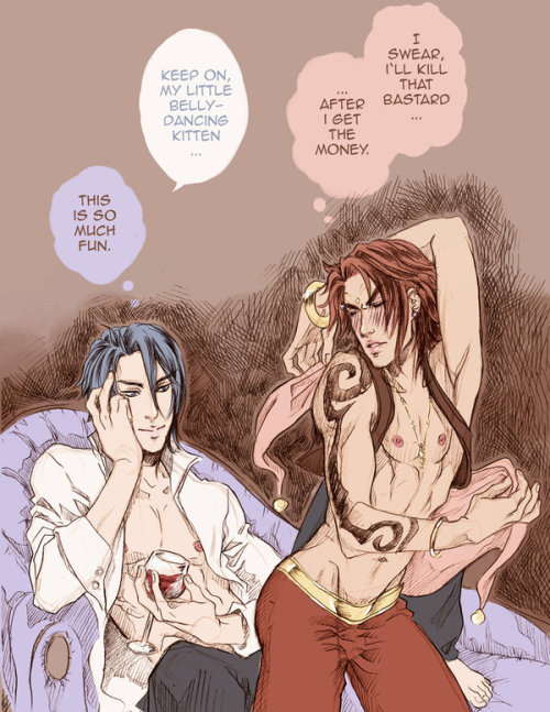 kurenai-tenka:  Teahouse bellydancer by ~slippeddee