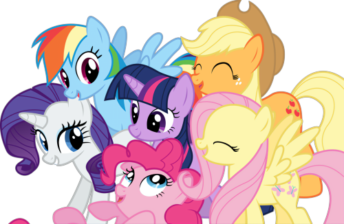 Mane 6 Re-draw/edit With My Versions Of Ponies :D