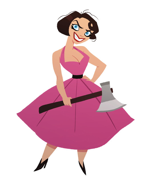 Villainess/Heroine for my character design class.