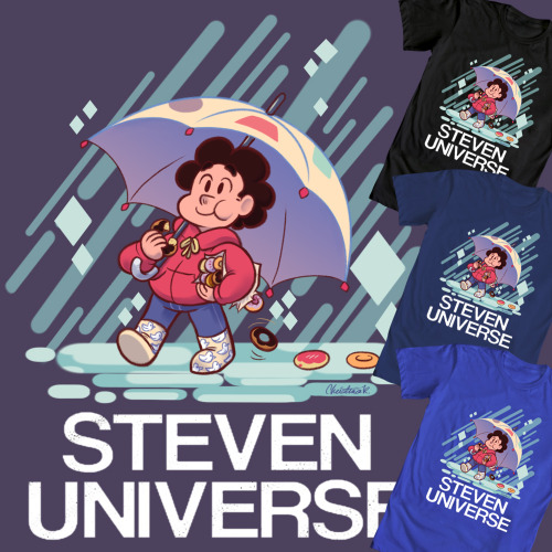 lambitymoon:  1/5 YES, MY FIRST SUBMISSION TO THE SU CONTEST IS DONE! ^0^ It’s essentially a parody of the Morton’s Salt label. Only it’s Steven and donuts and diamond-shiny rain that took longer to do than Steven himself. >___< Click here