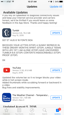 Anyone Else On Iphone See The Freaky Tumblr Update?? Doesn&Amp;Rsquo;T Look Legit
