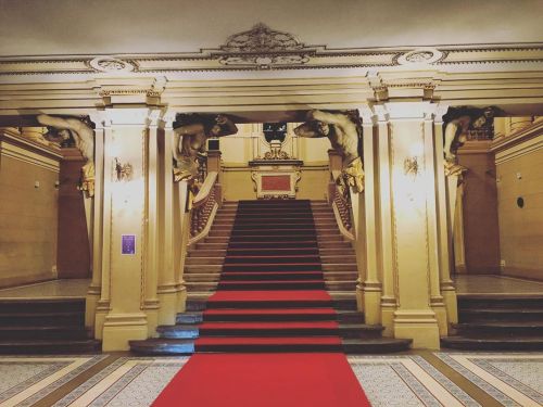 that&rsquo;s so pretty ✨ #royality #theatre #inside #red #carpet #architecture #views #city #lan