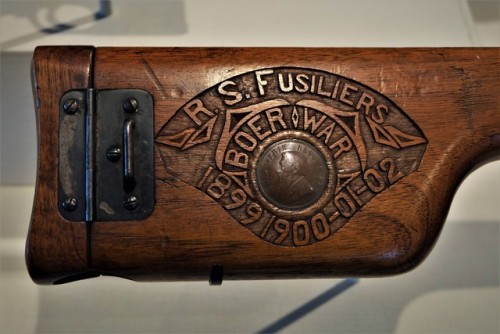 barbucomedie: Centrefire Semi-Automatic Pistol with Stock from Germany dated about 1899 on display a