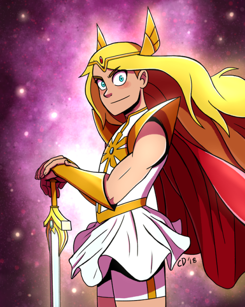 christiandobbinsart:I’m SUPER DANG EXCITED for the new She-Ra!!! Her design is so good!!! 