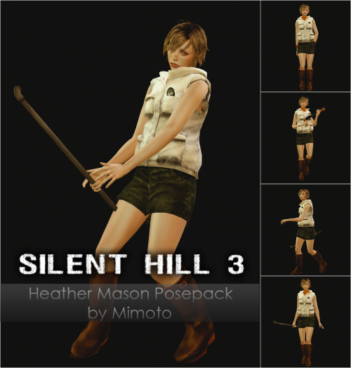 Silent Hill 3 Heather Mason PosepackThis set include 5 poses, not for CAS, All in One not include in