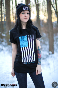 sinkingsouls:  NOBRAINS CLOTHING | Brain Flag Tee 