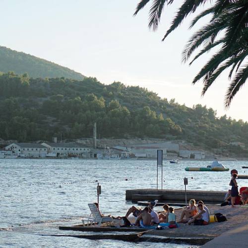 Magic hour in Vela Luka, on the island of Korcula in Croatia (Part I). @fresheireadventures got us h