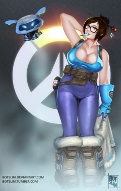 botslimart:  fanart Overwatch Mei 