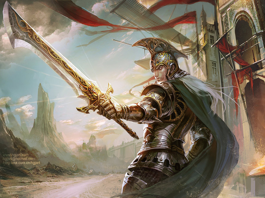 tormentedshore:  Holy Sword by *hgjart