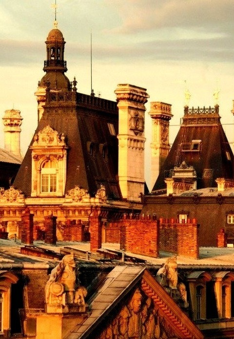 Rooftops, Paris, France
