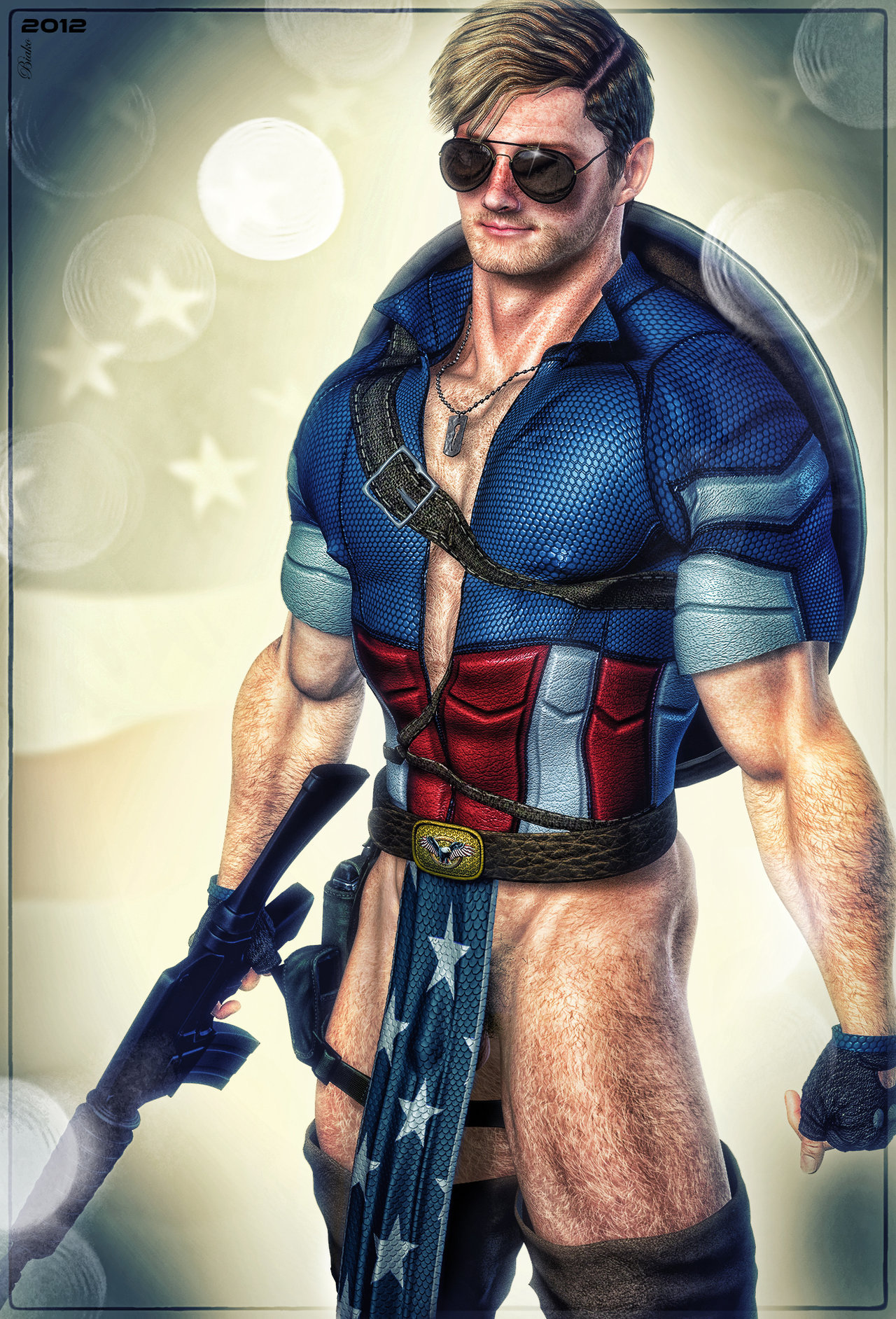warriorsofmightandmagic:  &ldquo;Steve Rogers&quot; by Biako06 http://biako06.deviantart.com/