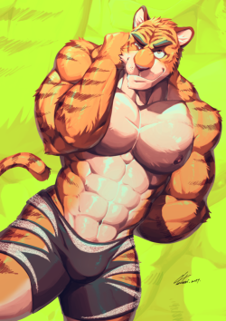 canynekhai:   Zootopia tiger dancer 「Wanna