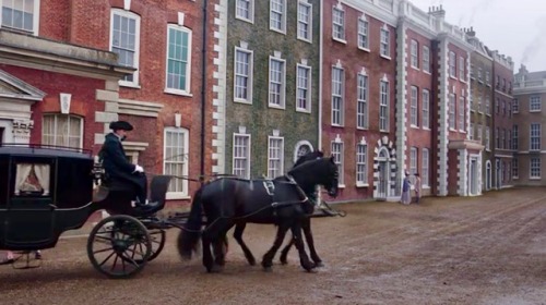 theprinceregent:Street scenes of Georgian London in Harlots, season two, episode one.