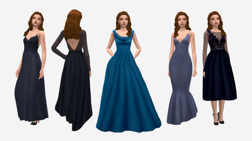 ✨new year glamour ✨a lookbook by @forager-grobblesome formal dresses for your sims this new year, en