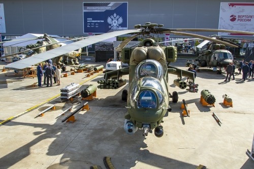 (via Helikopter Mi-28NE, Mi-35M dan Mi-35P Meriahkan Army 2021) 