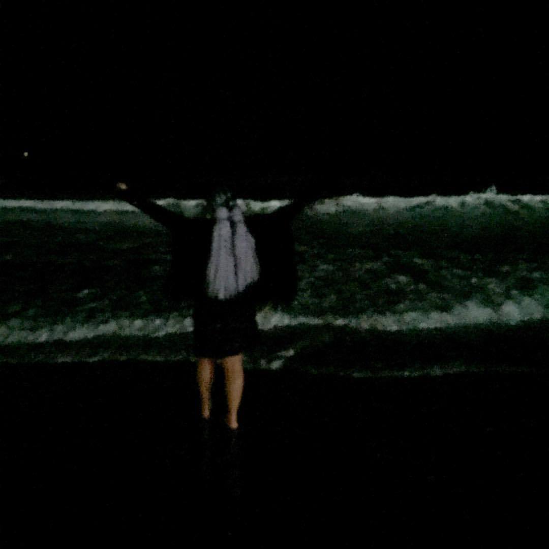gothicanbullshit:  The ocean talks to me it says “ I’m working on dying” 