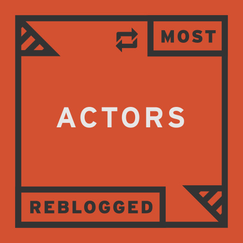 yearinreview: Most Reblogged Actors Benedict Cumberbatch Tom Hiddleston Jensen Ackles Dylan O’