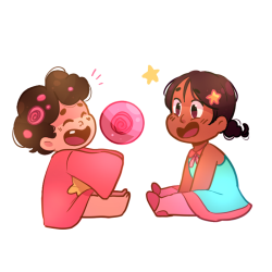 Maryomahmed:  Anon: Would You Be Able To Draw Baby Steven And Baby Connie Together?