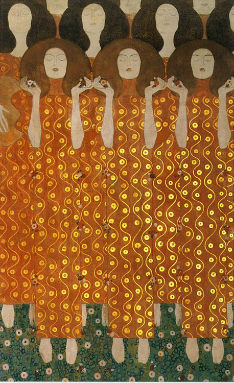 Gustav Klimt, The Beethoven Frieze (detail), 1902