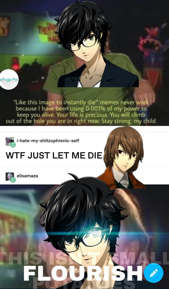 #persona 5 shitpost on Tumblr