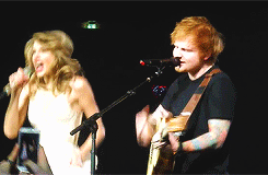 taylorswifterasupdates:  Would you please put anything you have that lights up? I wanna see fire in the O2 Arena Berlin. - Taylor and Ed performing ‘I See Fire’ in Berlin, Germany 2/7/14 