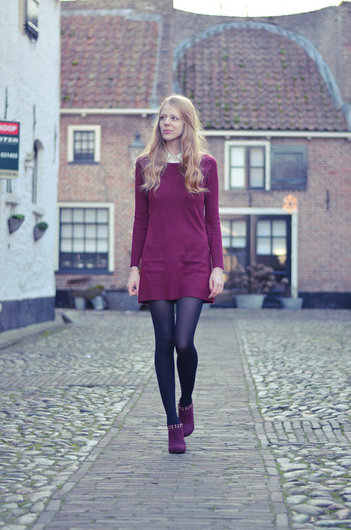 Budget Burgundy (by Simone V) Fashionmylegs- Daily fashion from around the web Submit Look Note: To 