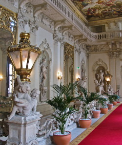  Baroque architecture inside Palais Kinsky,