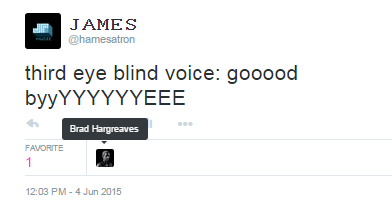 soselfimportant:  i made a really stupid tweet about a 20 year old third eye blind