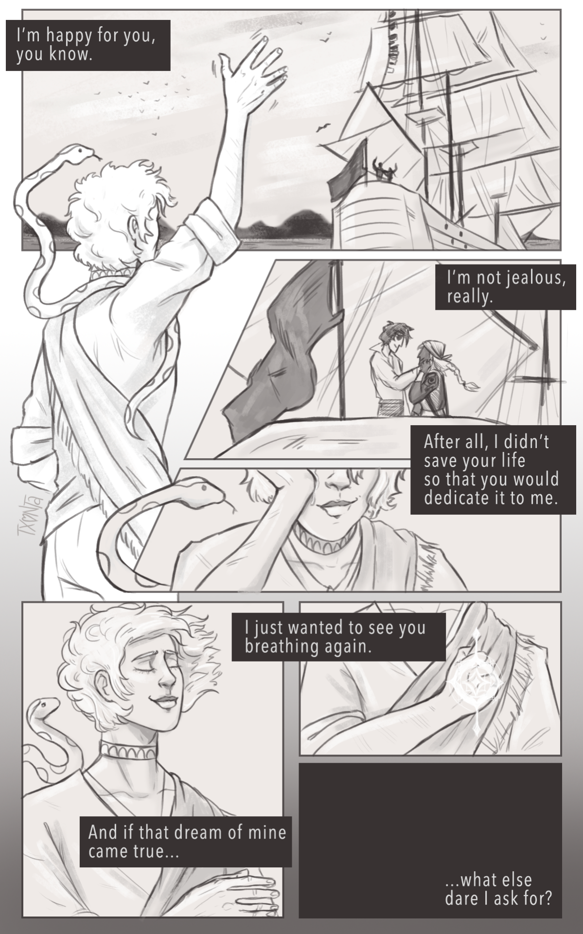 la-piperina:
“ txontadraws:
“I couldn’t stop thinking about that “50% Asra heartbreak” in Julian’s route so here you go (≖̥‿≖̥)
”
Exactly my thoughts. And my feelings. Asra will always suffer in every other route, but he will always be there for the...