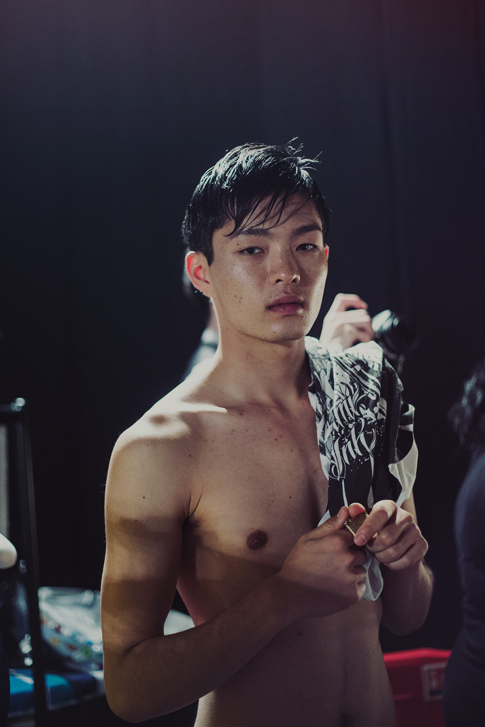 jyudeidei:  Christopher Shannon LCM SS14 backstage. Image by Ieva Blazeviciute for