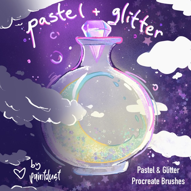 Pastel & Glitter, a Procreate Brush pack Now available here for purchase! I’ve spent the past few weeks enthusiastically...
