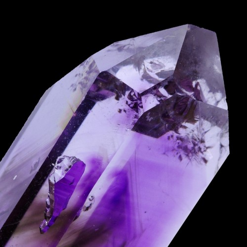 Enhydro Amethyst with Gas Bubbles - Goboboseb Mountains, Brandberg, Namibia