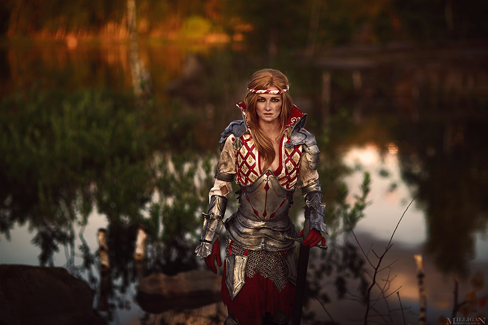 The Witcher 2 -   Escape from Loc Muinne  Asya.erik as Saskia photo, make-up by