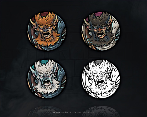 These Bugbear paper miniatures and their VTT tokens are now available for download from the Printabl
