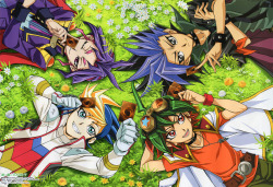 pdutogepi:  Poster featuring Yuya, Yuto, Yugo and Yuri, from the July issue of Animedia. 
