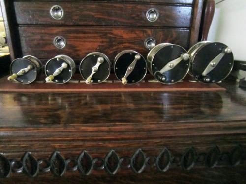 flyfishingwoman:  Classic fly fishing reels.