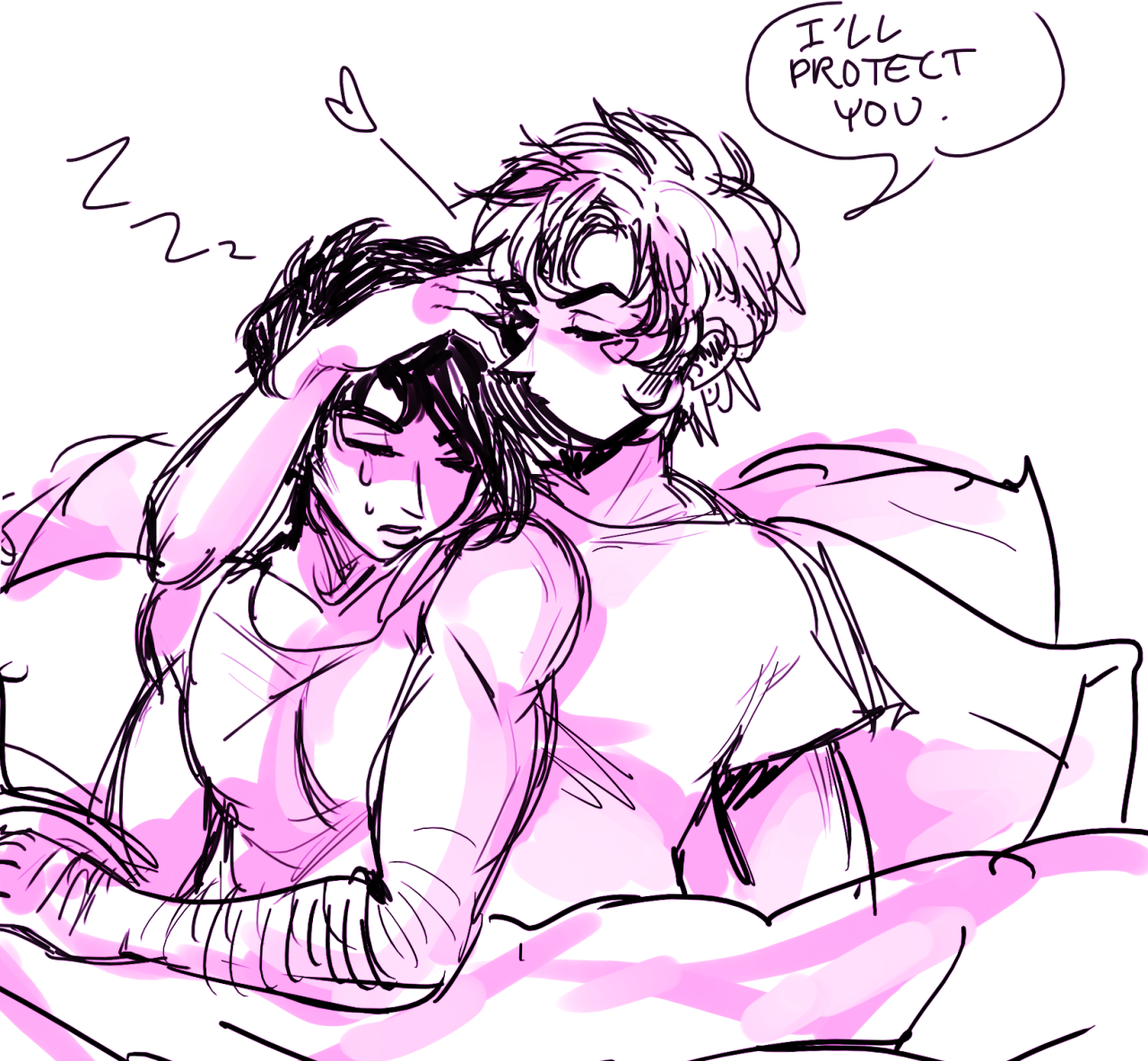 nbremilia:joseph is very anxious and stressed about pillar men stuff but his boyfriend