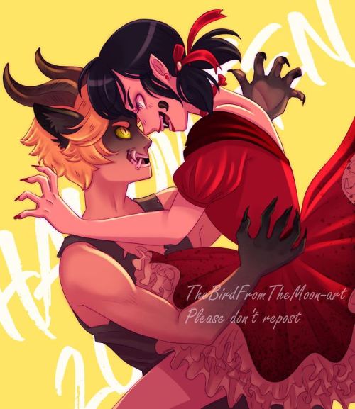 thebirdfromthemoon-art:Happy Miraculous Halloween! Bug and Cat monsters !( @maskedmuses @spottedchar
