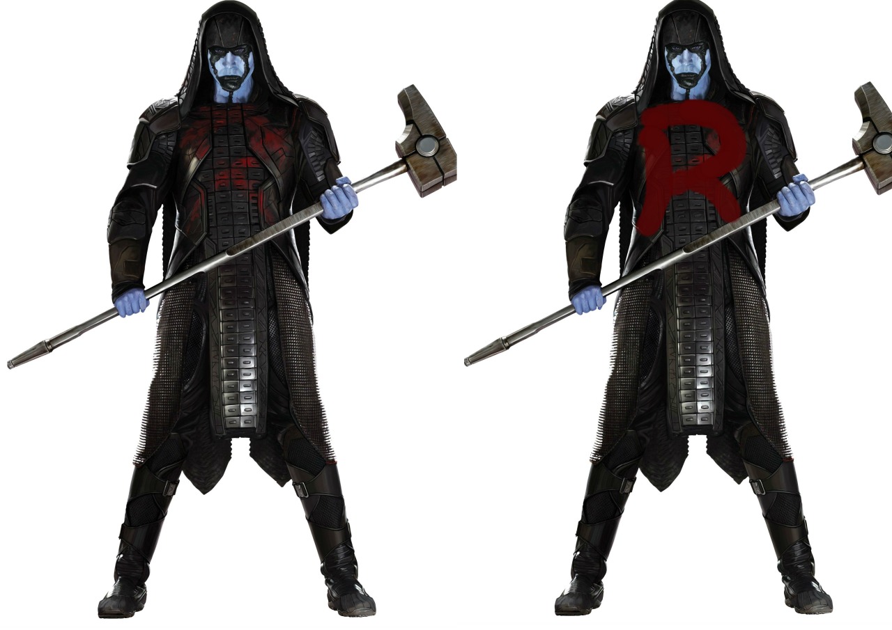 Ronan has a giant alien &ldquo;R&rdquo; on his chest! Why can&rsquo;t