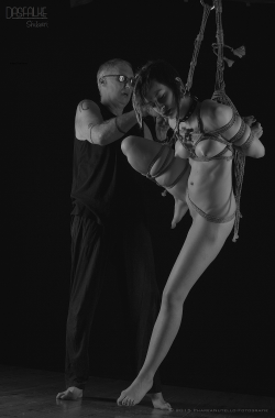 Dasfalke-Shibari:  “Provocation”Featured Rope Partner : Virginia Clemm.   Shibari