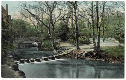 sixtownshipshistory: Jesmond Dene, Newcastle upon Tyne, postcard, early 1900’s