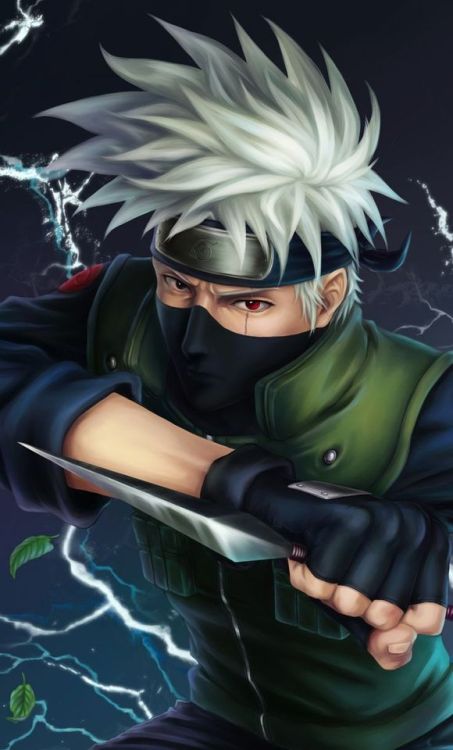 Kakashi Hatake, anime, artwork, 1280x2120 wallpaper @wallpapersmug : ift.tt/2FI4itB - https: