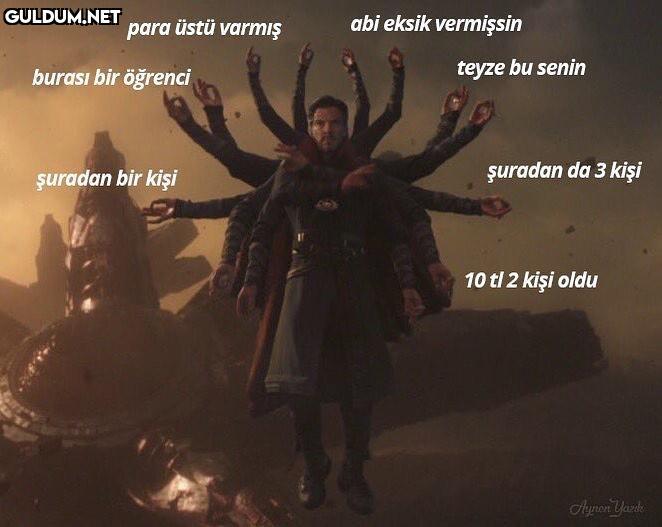 Şoför arkası...