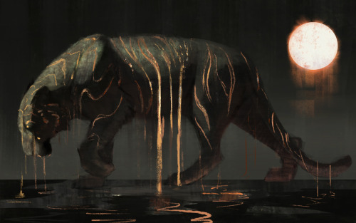 jademere: Compilation of my Surreal Tigers over the last year(s) :) This was a fun sketch subject to work on, but I’m moving on to other things now and probably won’t be adding to these guys anymore. 