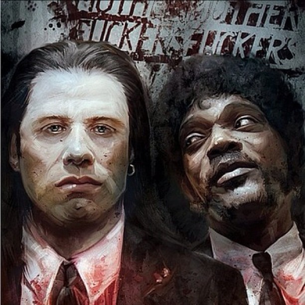 #pulpfiction #quentintarantino #johntravolta #samjackson #samueljackson #samuelljackson