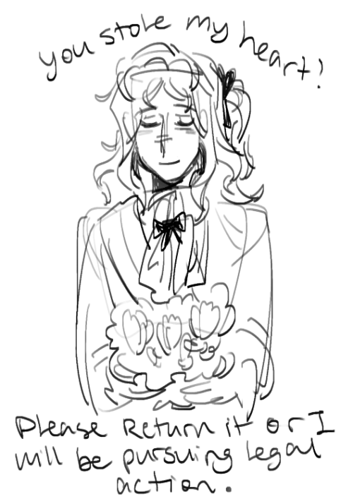Random Silly William Drawing + My Headcanon That In The Custody Battle For William, Charles And De Witt