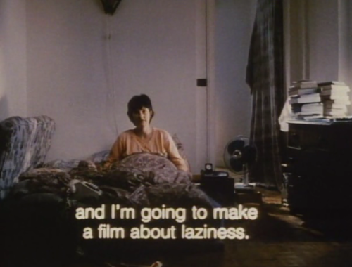 littlecinematiccreatures:“Portrait d'une Paresseuse”, Seven Women, Seven Sins  (1986) dir. Chantal A