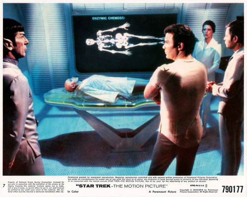 theyboldlywent:A set of eight US lobby cards for Star Trek: The Motion Picture.(If you like this sor