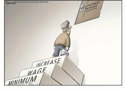 cartoonpolitics:  “No business which depends for existence on paying less than living wages to its workers has any right to continue in this country” .. (Franklin D. Roosevelt)